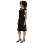 Womens Connected Apparel Sleeveless Rhinestone Neck Sheath Dress - image 4
