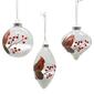 Kurt Adler Glass Transparent Cardinal Ball 3pc Ornaments Set - image 4
