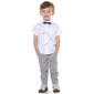 Toddler Boy Little Rebels&#40;R&#41; Airplane Button Down & Pants Set - image 1