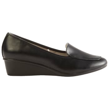 Womens Cliffs by White Mountain Bravado Wedge Loafers-Black - Boscov's