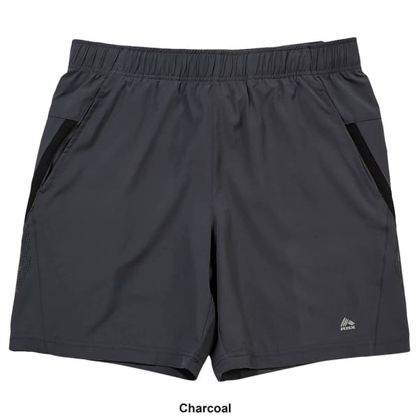 Mens RBX Stretch Diagonal Mesh Stripe Woven Shorts