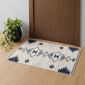 HomeRoots Blue & Ivory Southwestern Accent Rug - image 1