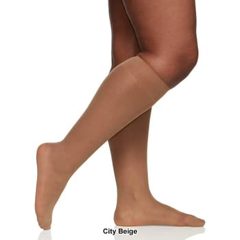 Womens Berkshire 3pk. Queen All Day Sheer Knee High Hosiery