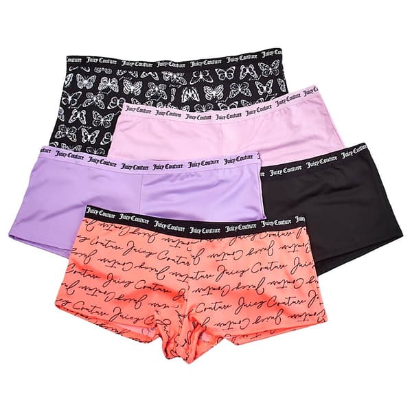 Juniors Juicy Couture 5pk. Micro Boyshorts Panties JC85565PKBJ Boscov's