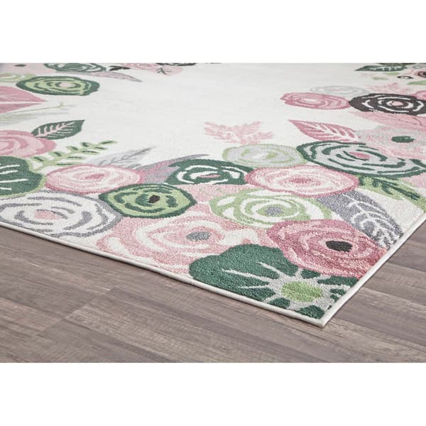 Rugs America&#8482; Valentina Royal Blossom Pink Transitional Area Rug