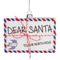 Northlight Seasonal USPS Dear Santa Glass Envelope Ornament - image 1