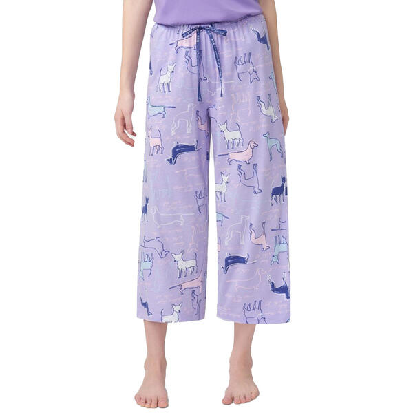 Womens HUE&#40;R&#41; Dog Show Capri Pajama Pants - image 