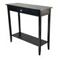 Casual Contemporary Living Acacia Console Table w/ Bottom Shelf - image 1