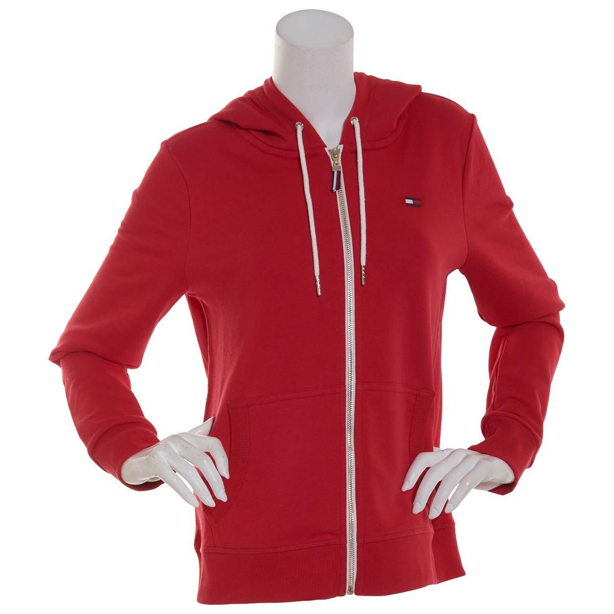Womens Tommy Hilfiger Zip Flag Hoodie