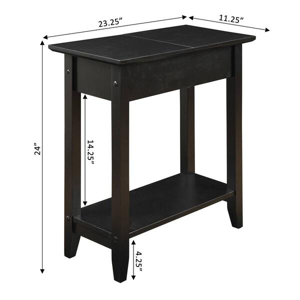 Convenience Concepts American Heritage End Table with Shelf