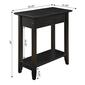 Convenience Concepts American Heritage End Table with Shelf - image 5