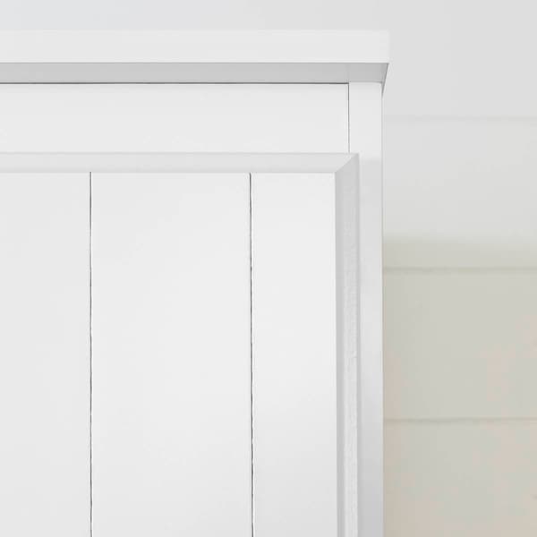 South Shore Farnel Pure White Wardrobe Armoire