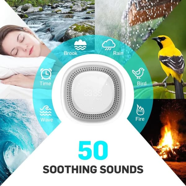 Greking 5-in-1 White Noise Sound Machine
