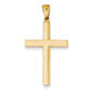 Unisex Gold Classics(tm) 14kt. Yellow Gold Cross Pendant - image 1