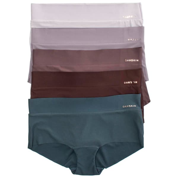 Womens Danskin 5Pk Brushed Microfiber Boyleg Panties DS1015-5PKD