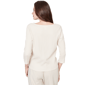 Womens Emaline Key Items 3/4 Sleeve Twist Front Knit Sweater - image 2