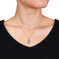 Gemstone Classics™ 10kt. Rose Gold 1/2ctw. Diamond Pendant - image 3