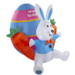 Northlight Inflatable LED Easter Bunny with Carrots Outdoor Décor - image 3