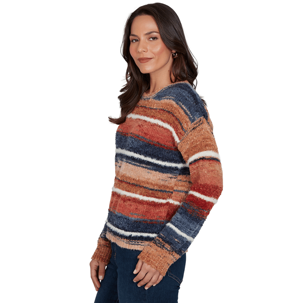 Womens Skye’s the Limit Urban Heirloom Marled Stripe Sweater
