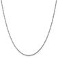 Unisex Gold Classics&#8482; 1.4mm. 14k White Singapore 14in. Necklace - image 2
