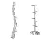 Haus of Brilliance 10kt. White Gold 1.0ctw. Diamond Curve Pendant - image 4