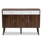 Baxton Studio Leena Two-Tone 2-Drawer Sideboard Buffet - image 3