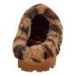 Womens Ella & Joy Leopard Faux Fur Slippers - image 3