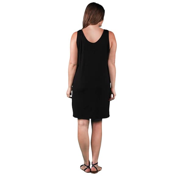 Plus Size 24/7 Comfort Apparel Knee Length Shift Dress