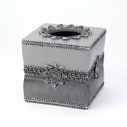 Avanti Braided Medallion Tissue Box Cover