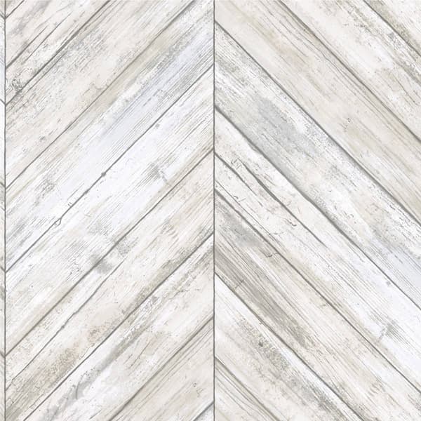 RoomMates® Herringbone Wood Boards Peel & Stick Wallpaper