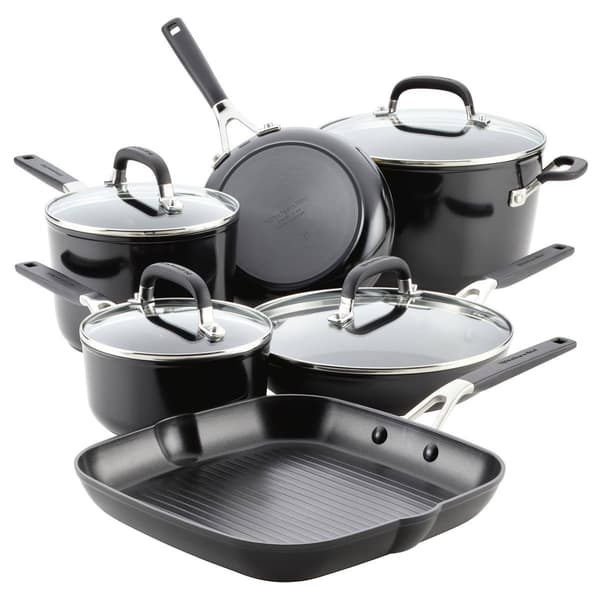 KitchenAid&#40;R&#41; Hard-Anodized Nonstick 10pc. Cookware Set