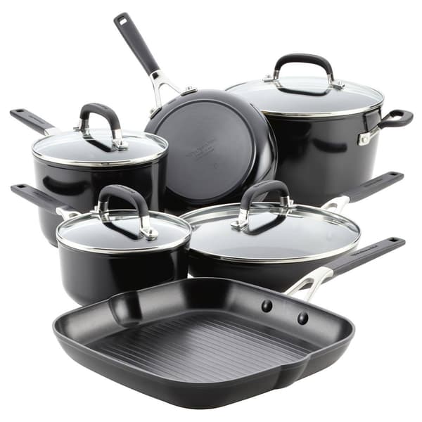 KitchenAid&#40;R&#41; Hard-Anodized Nonstick 10pc. Cookware Set - image 