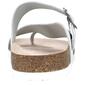 Womens White Mountain Carly Slide Footbed Sandals - image 3