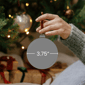 Northlight 3.75in. Beige Woven Yarn Ball Christmas Ornament - image 6