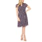 Petite MSK Short Sleeve Ditsy Floral Pintuck A-Line Dress - image 2