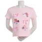 Juniors Freeze Embroidered Minnie Mouse with Satin Bows Baby Tee - image 1