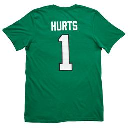 Mens Fanatics Eagles Hurts (1) Classic Throwback Short Sleeve Tee