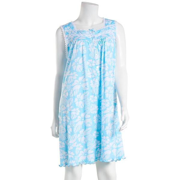 Womens Jasmine Rose Tank 36 Spring Scent Floral Nightgown - image 