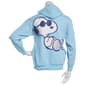 Juniors C-Life Snoopy Polka Dot Puff Zip Front Boyfriend Hoodie - image 3