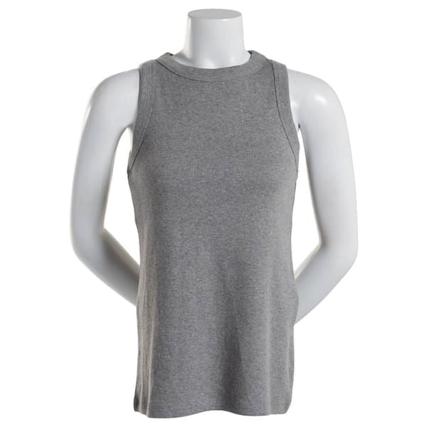 Plus Size Architect&#40;R&#41; 2x2 Rib High Neck Tank Top - image 