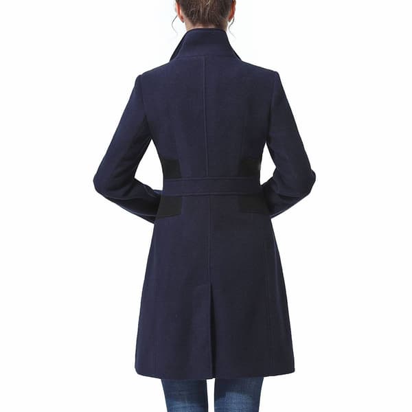 Womens BGSD Fit &amp; Flare Wool Coat