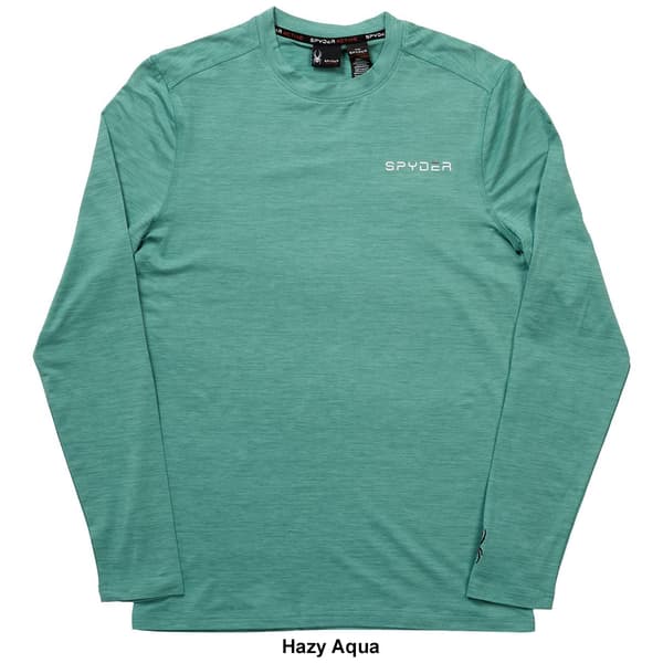 Mens Spyder Soft Jersey Long Sleeve Tee