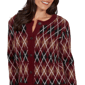 Petite Skye''s the Limit Wild Romance Argyle Cardigan - image 5