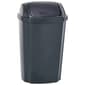 Hefty 13.5 Gallon Black Swing Waste Basket - image 1