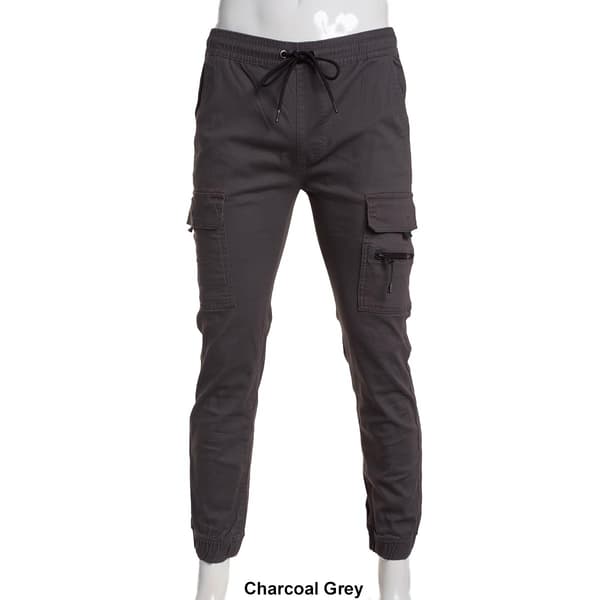 Young Mens Akademiks Stretch Cargo Twill Joggers
