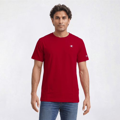 Mens Champion® Small Logo Tee - image 