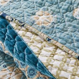Greenland Home Fashions™ Thalia Velvet Reversible Quilted Throw