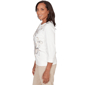 Womens Alfred Dunner Comfort & Joy Floral Embroidery Blouse - image 4