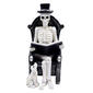 Reading Skeleton Man with Skeleton Dog - image 1