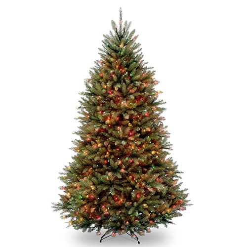 National Tree 6.5ft. Dunhill&#40;R&#41; Fir Tree with Multi-Color Lights - image 